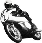 NEPOMUCKÝ TROJÚHELNÍK - starý závodní motocykl
