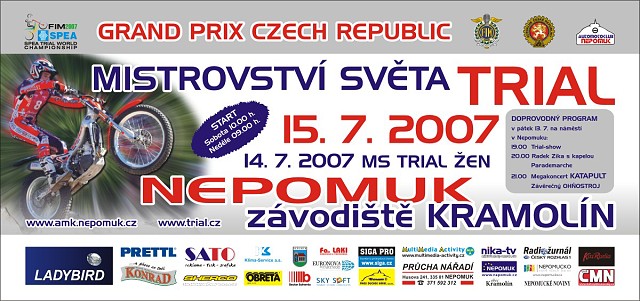 14.-15.07.2007 Mistrovství světa trialu žen a mužů