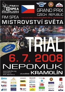 Plakát GP trial CZ
