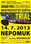 Plakát GP Trial 2013