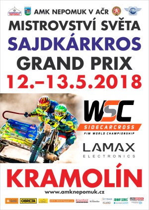 Mistrovství světa v sajdkárkrosu + veterán side a veterán sólo 12. – 13. 05. 2018