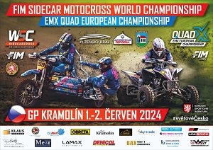 FIM SIDECAR MOTOCROSS WORLD CHAMPIONSHIP with EUROPEAN CHAMPIONSHIP EMX QUAD 1. - 2. 6. 2024
