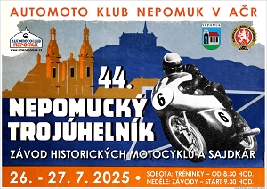 XLIV (44.) NEPOMUCKÝ TROJÚHELNÍK - Nepomuk 26. - 27. 7. 2025